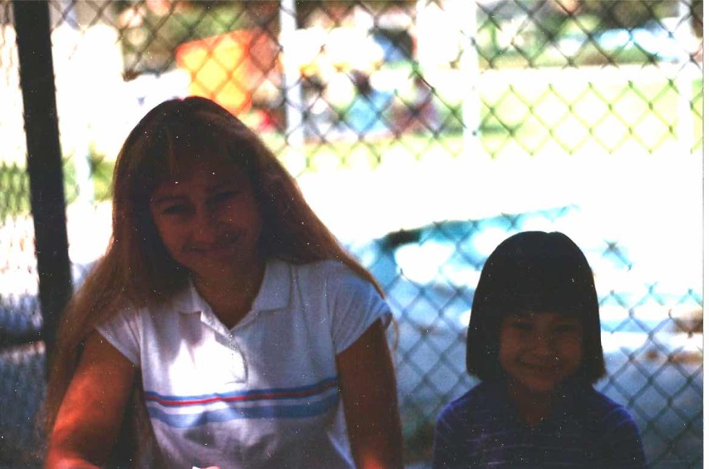 Helen Edwards Toyoda with daughter Nadine, 1986