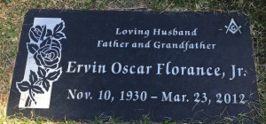 Florance, Ervin grave 9-30-15