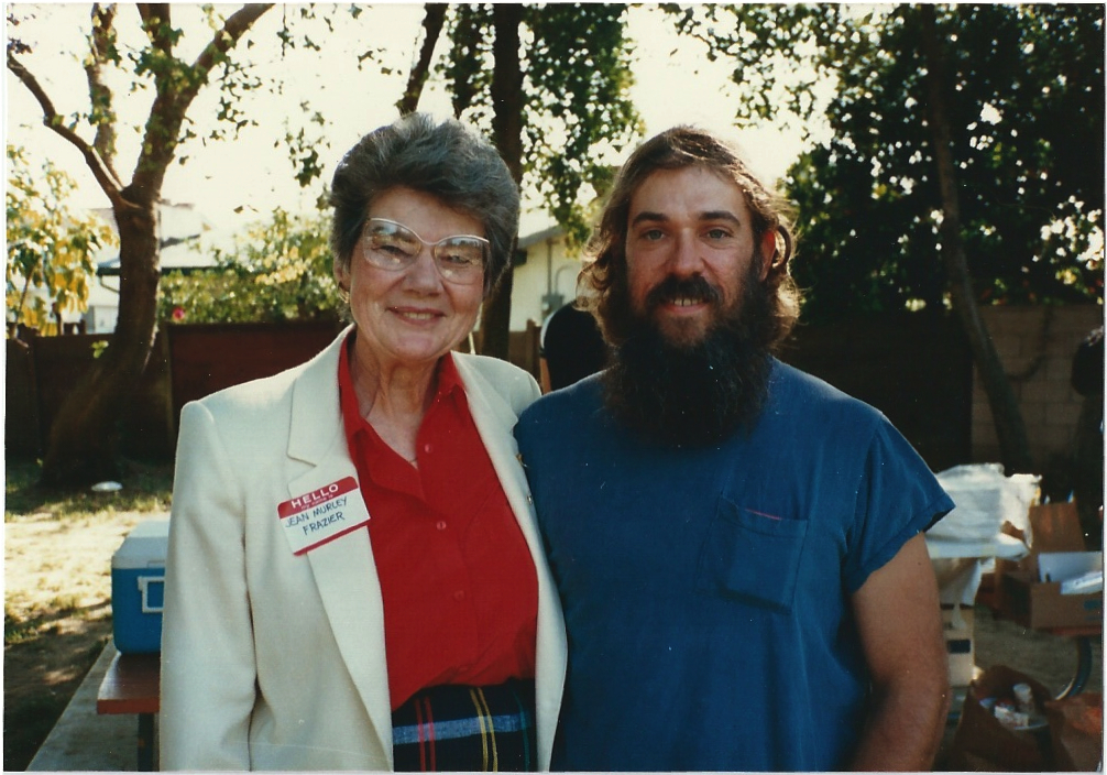 Mike Hughes with our former 5th grade teacher, Mrs. Jean Murley Frazier