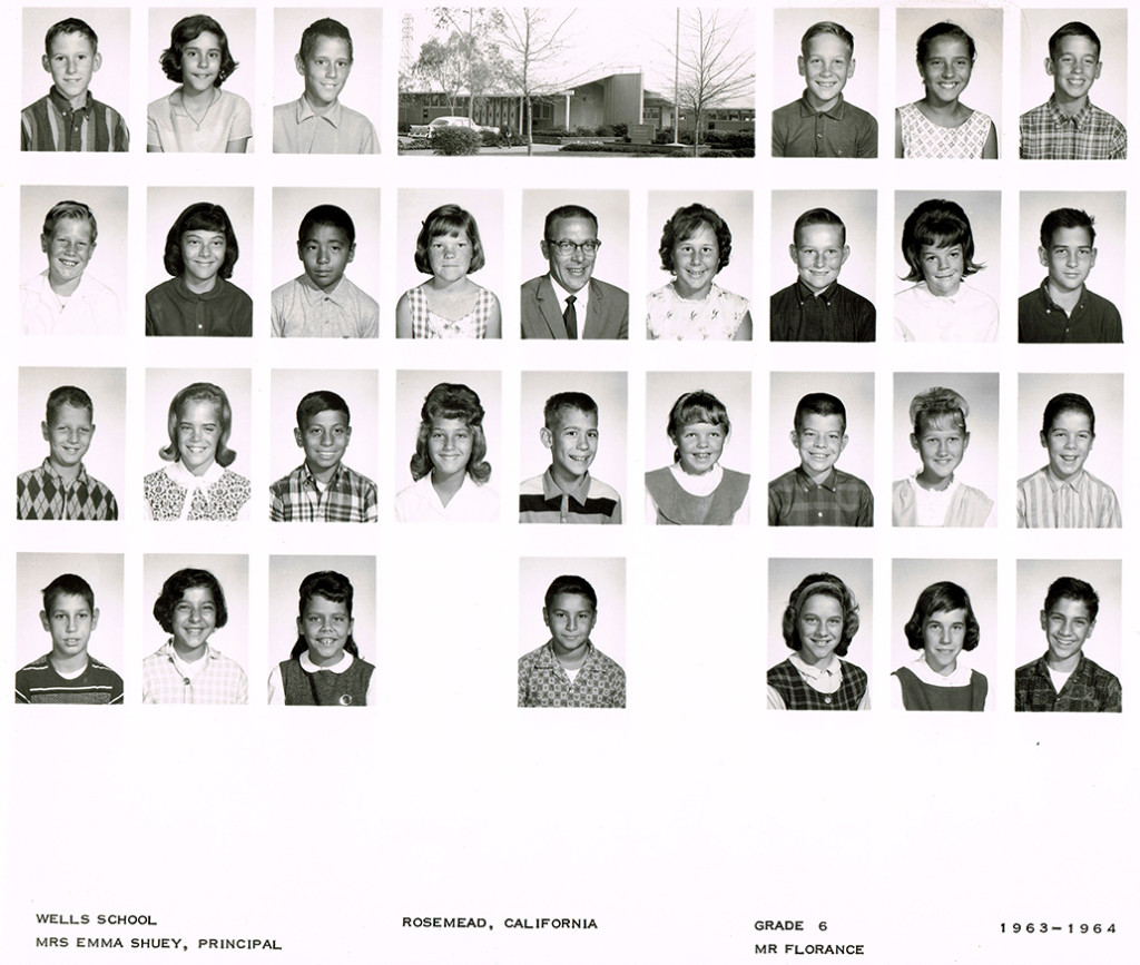 Wells 6th Grade 1964-1965