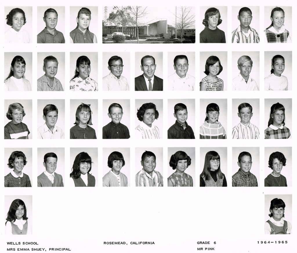 Wells 6th Grade 1964-1965